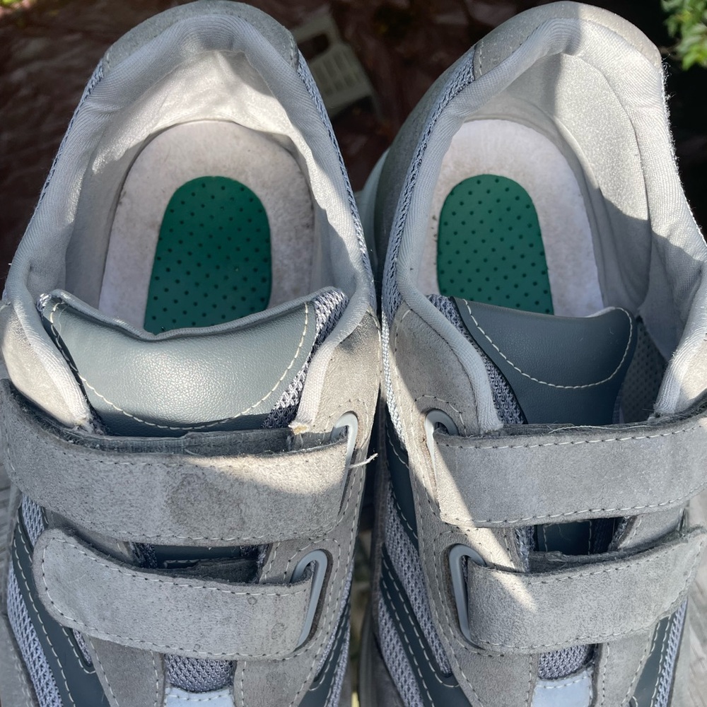 Sas Journey Mesh Hook & Loop Gray White Sneaker M… - image 3